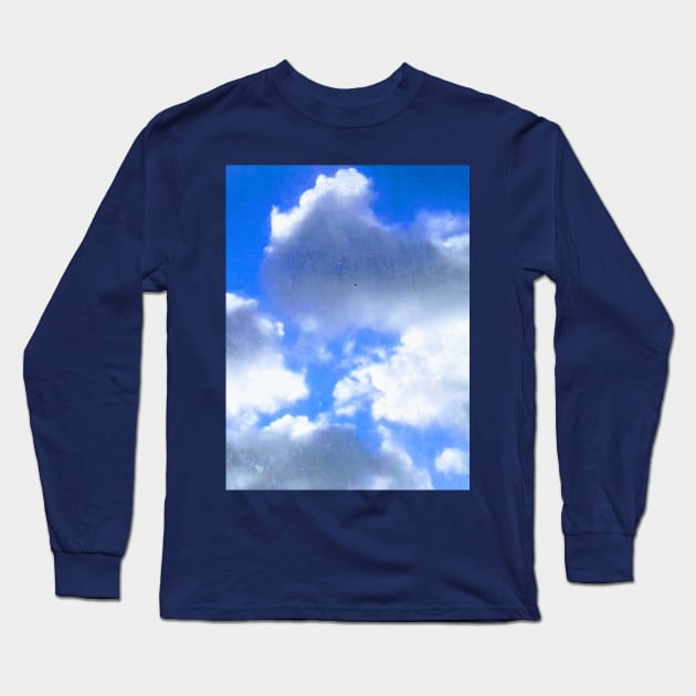 Dirty window/ Beautiful clouds Long Sleeve T-Shirt by Gr33nL3afM